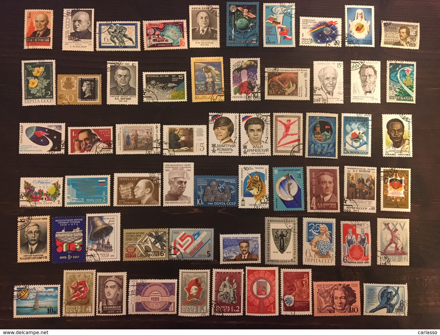 U.S.S.R. - 100 sets (449 stamps) + 850 other different stamps