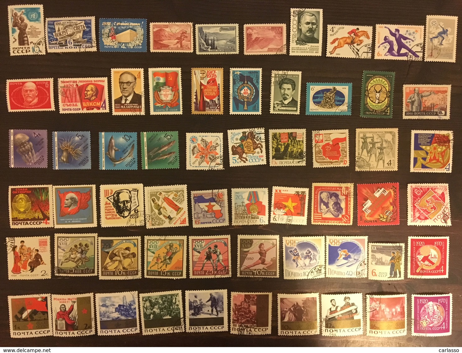 U.S.S.R. - 100 sets (449 stamps) + 850 other different stamps