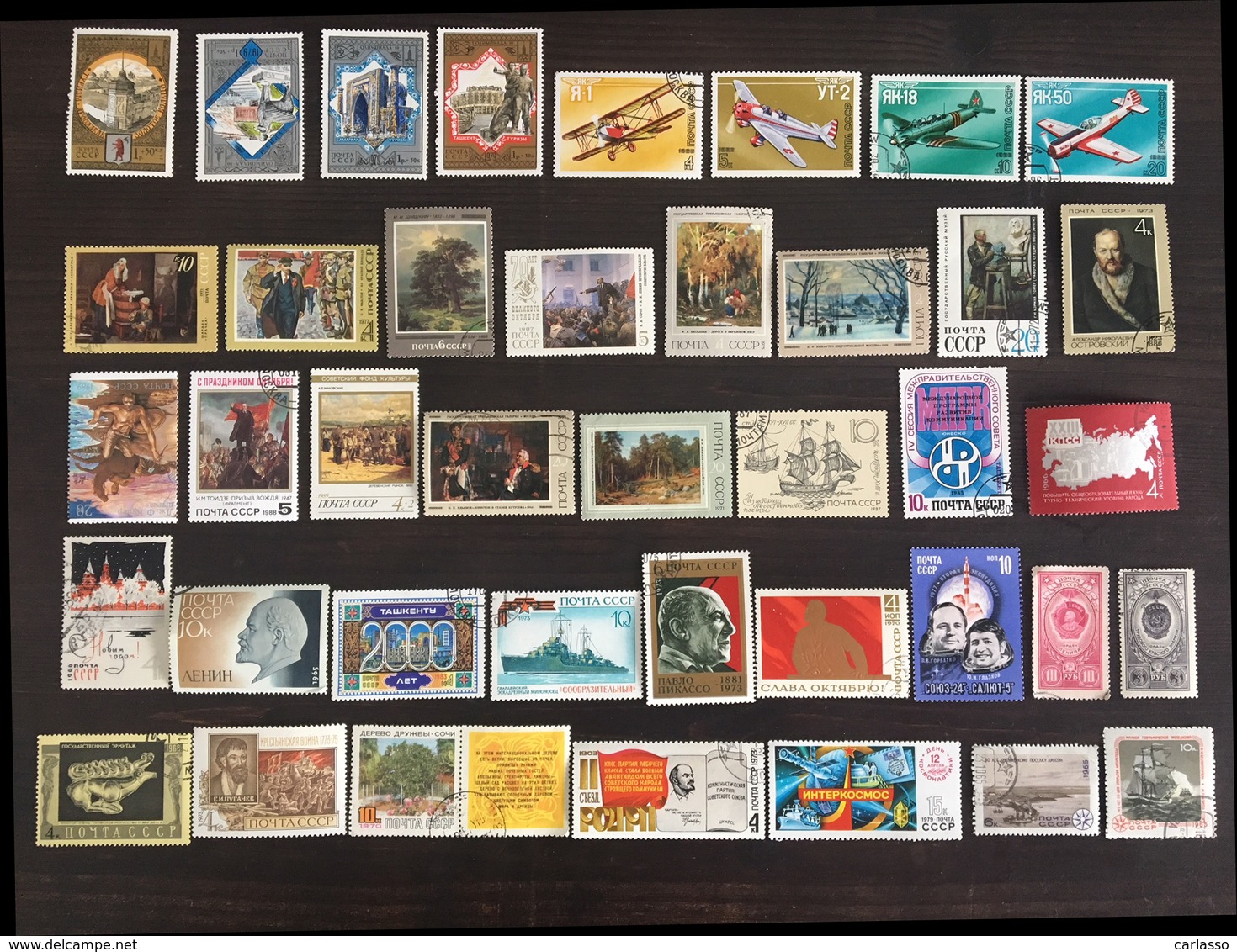 U.S.S.R. - 100 sets (449 stamps) + 850 other different stamps