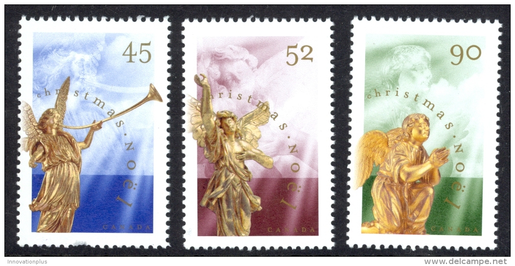 Canada Sc# 1764-1766 MNH 1998 45c-90c Christmas-Angels - Unused Stamps