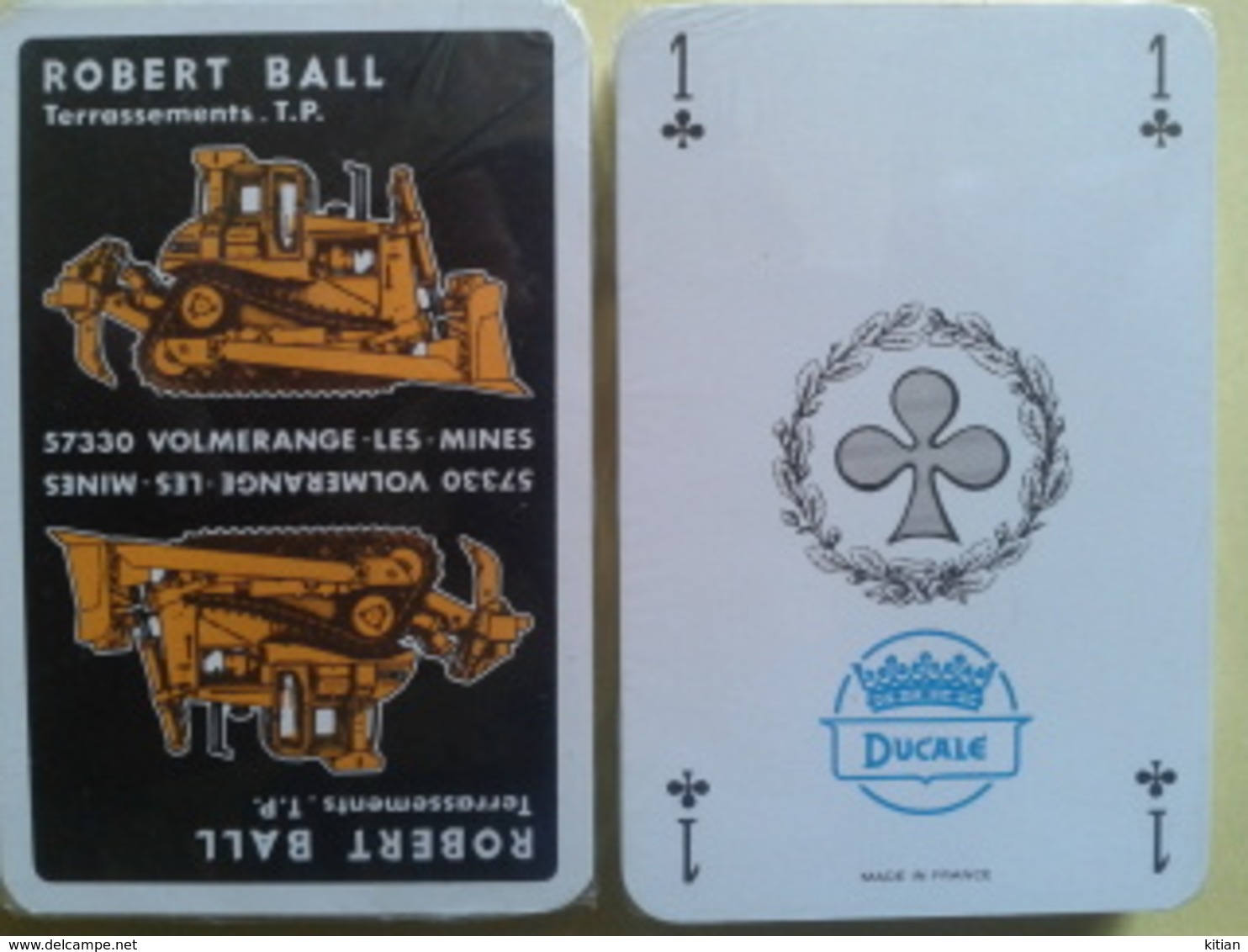 Robert Ball. Terrassement 57330 Volmerange Les Mines. Jeu Neuf De 32 Cartes Sous Blister - Cartes à Jouer Classiques