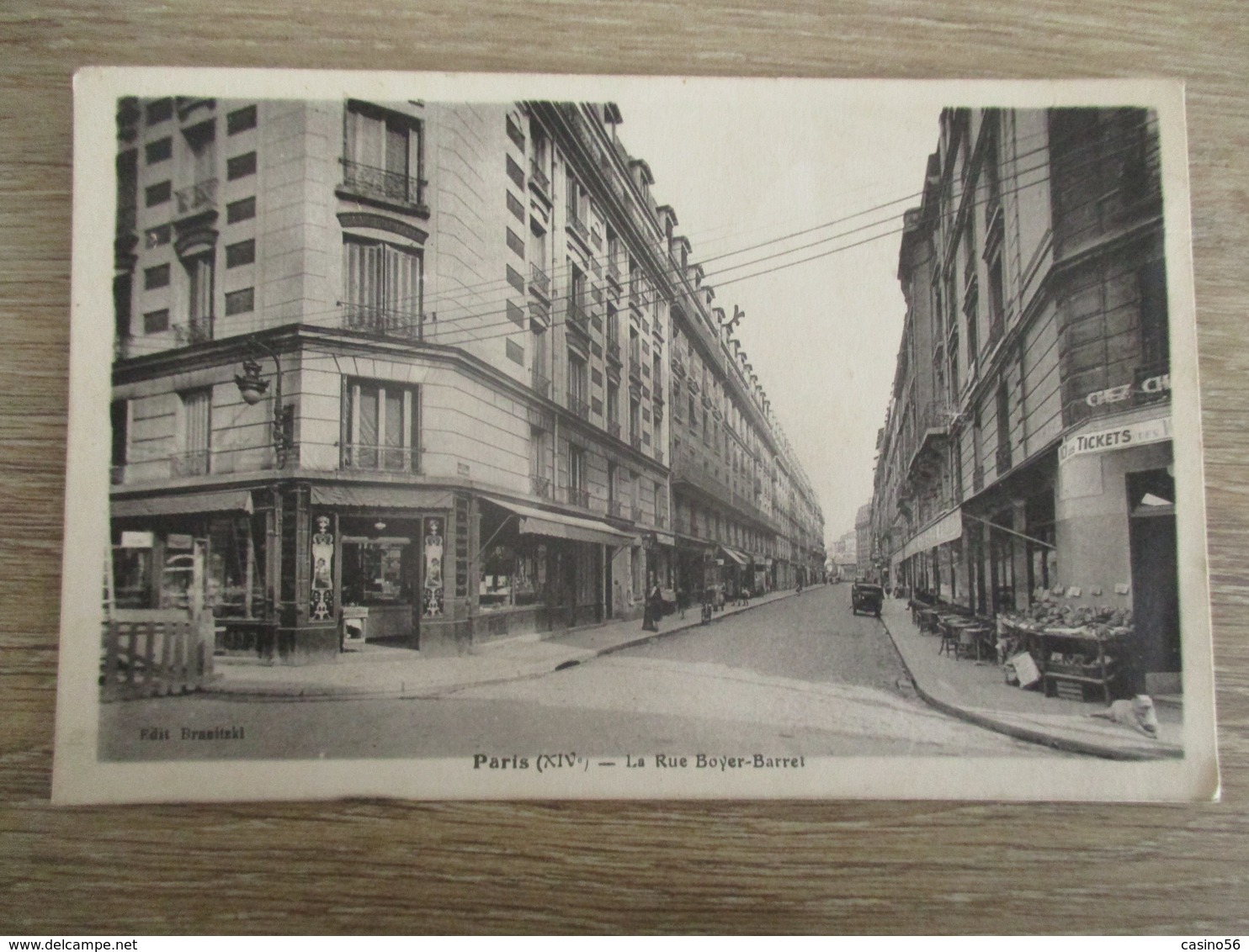 Cpa Paris 75 RUE BOYER COMMERCE - Arrondissement: 14