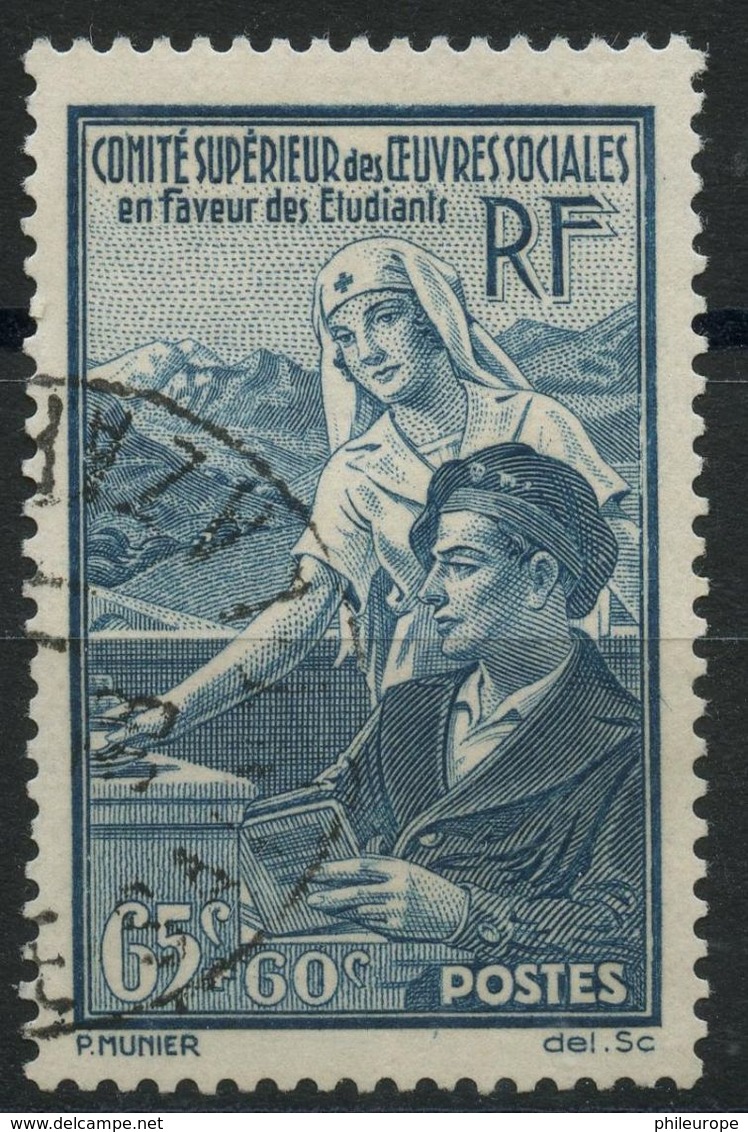 France (1938) N 417 (o) - Oblitérés