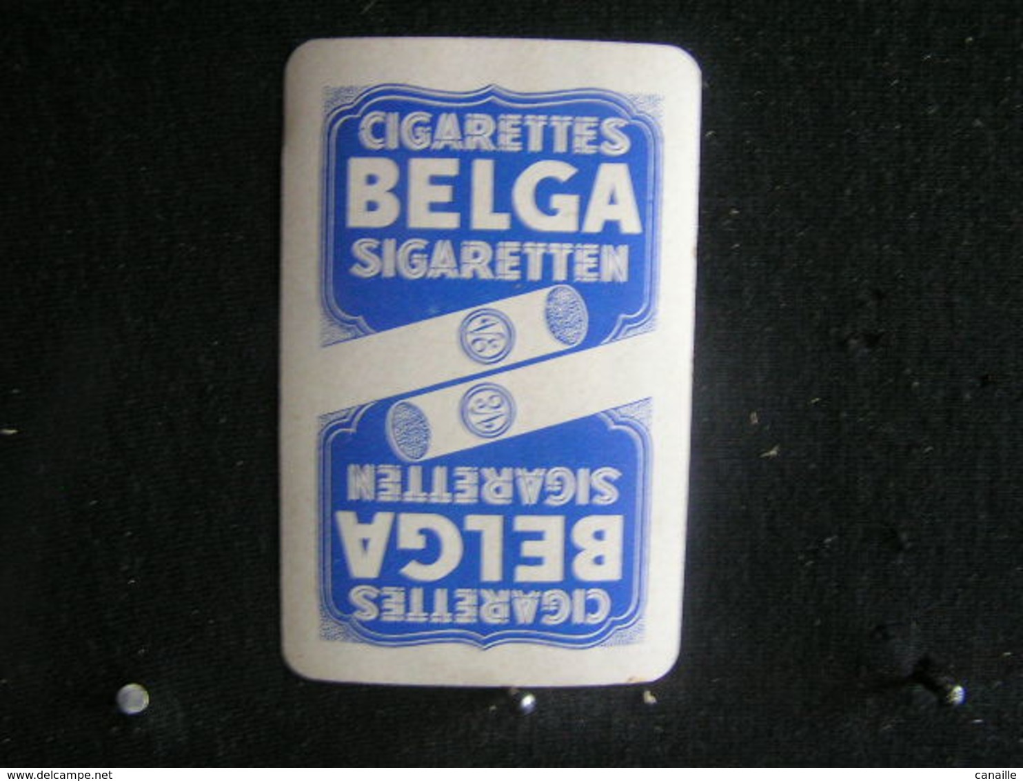 Playing Cards / Carte A Jouer / 1 Dos De Cartes, Inscription  Publicitaire / Cigarettes Belga ( Tabac Leger) - Sigarettenhouders