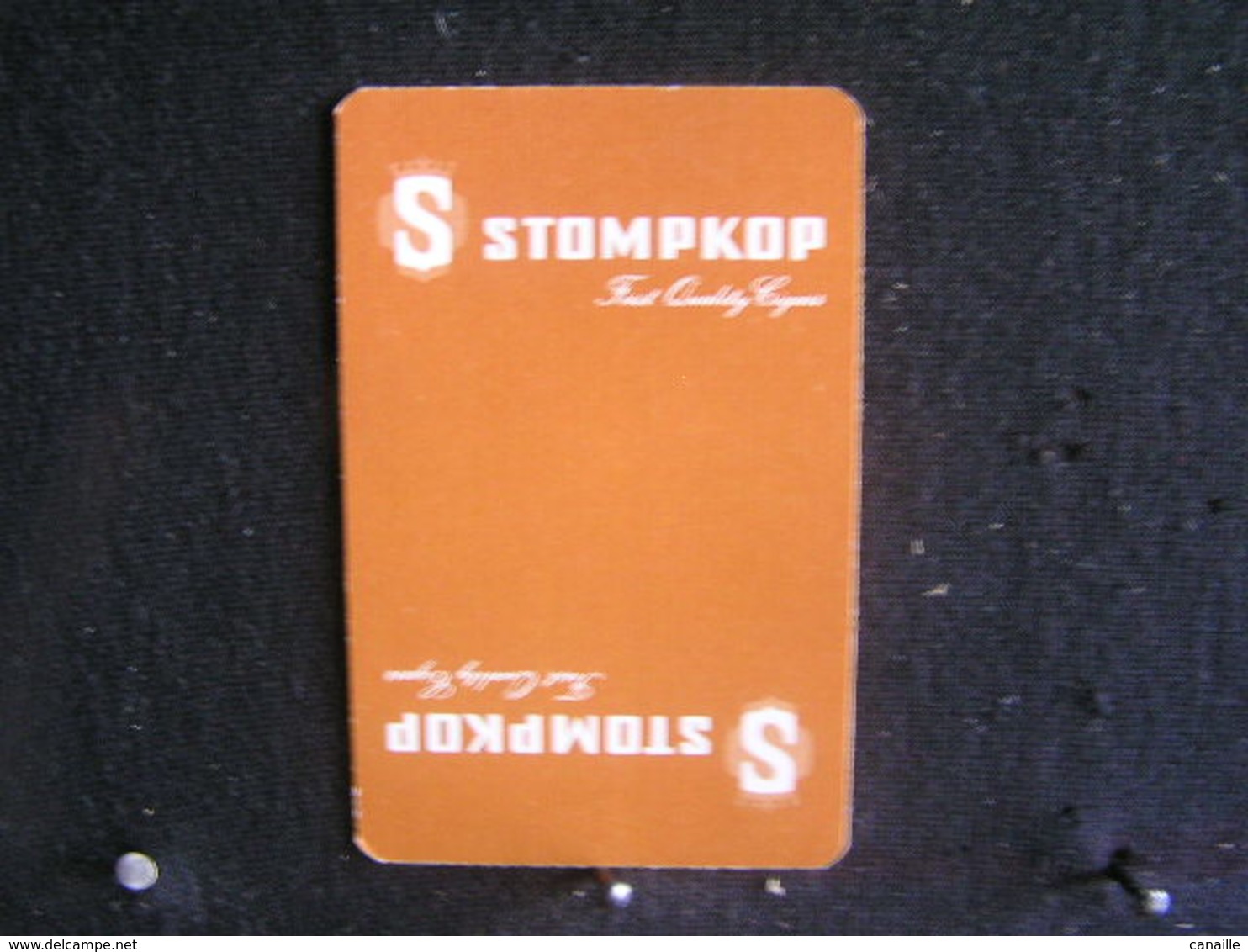 Playing Cards / Carte A Jouer / 1 Dos De Cartes, Inscription  Publicitaire / First Quality Cigars -  S  - Stompkop- - Autres & Non Classés