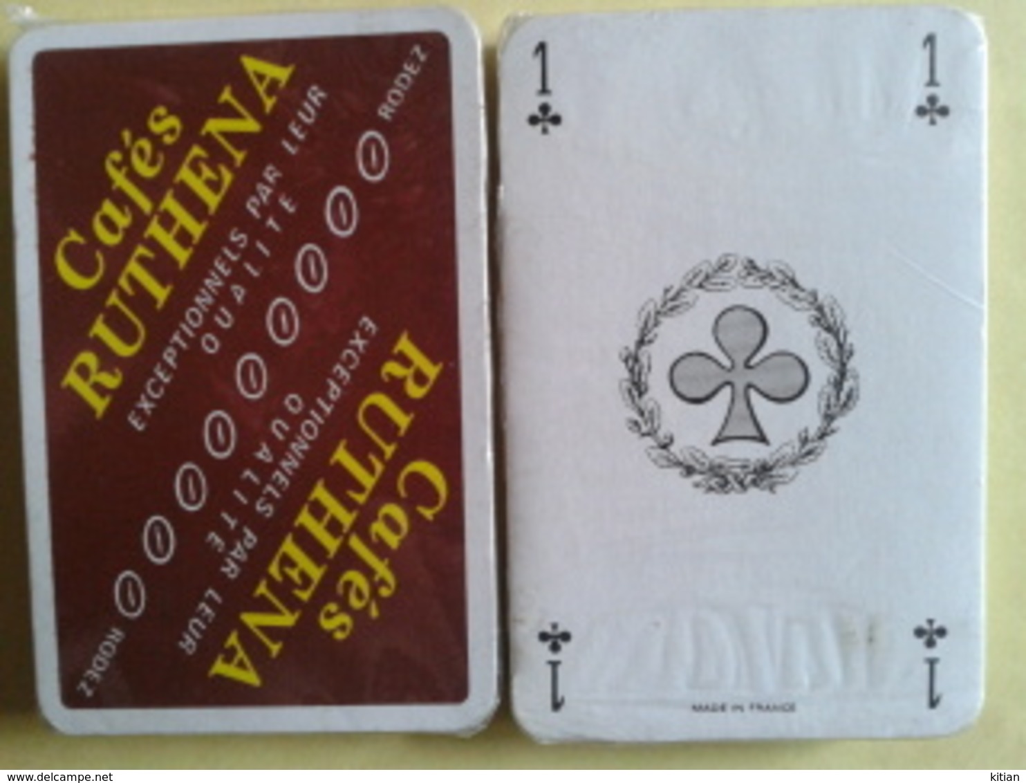 Cafés RUTHENA. Exceptionnels Par Leur Qualité.Rodez. Jeu Neuf De 32 Cartes Sous Blister - Playing Cards (classic)