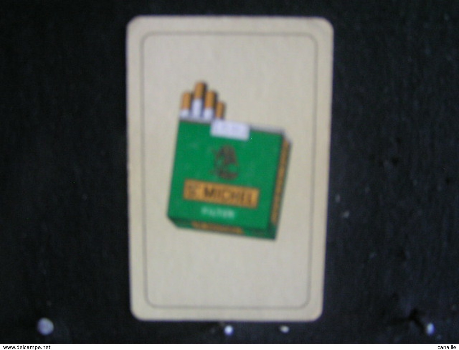 Playing Cards / Carte A Jouer / 1 Dos De Cartes, Inscription  Publicitaire / Cigarettes - Sigaretten - ST. MICHEL - Fume-Cigarettes