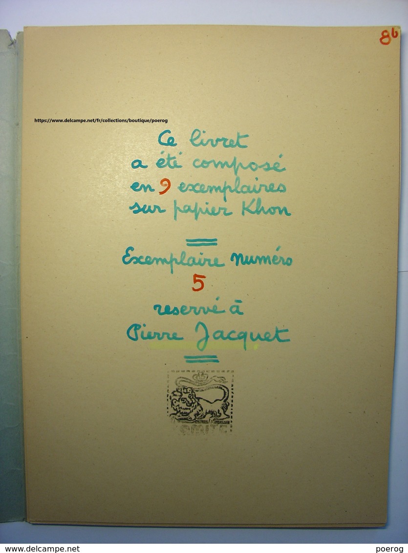 LIVRET ECOLE DES BEAUX ARTS DE PARIS 1947 - FAIT MAIN - LA MARTINIERE - BAL DES 4 Z'ARTS QUAT Z' ARTS PRIX DE LA MUSIQUE - Autres & Non Classés