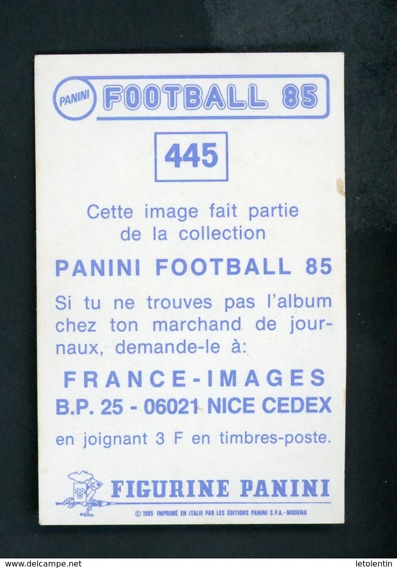 VIGNETTE PANINI - FOOTBALL 85 - NOEL / RICARD / ICHAS / DAFFREVILLE - MARTIGUES - - Edition Française