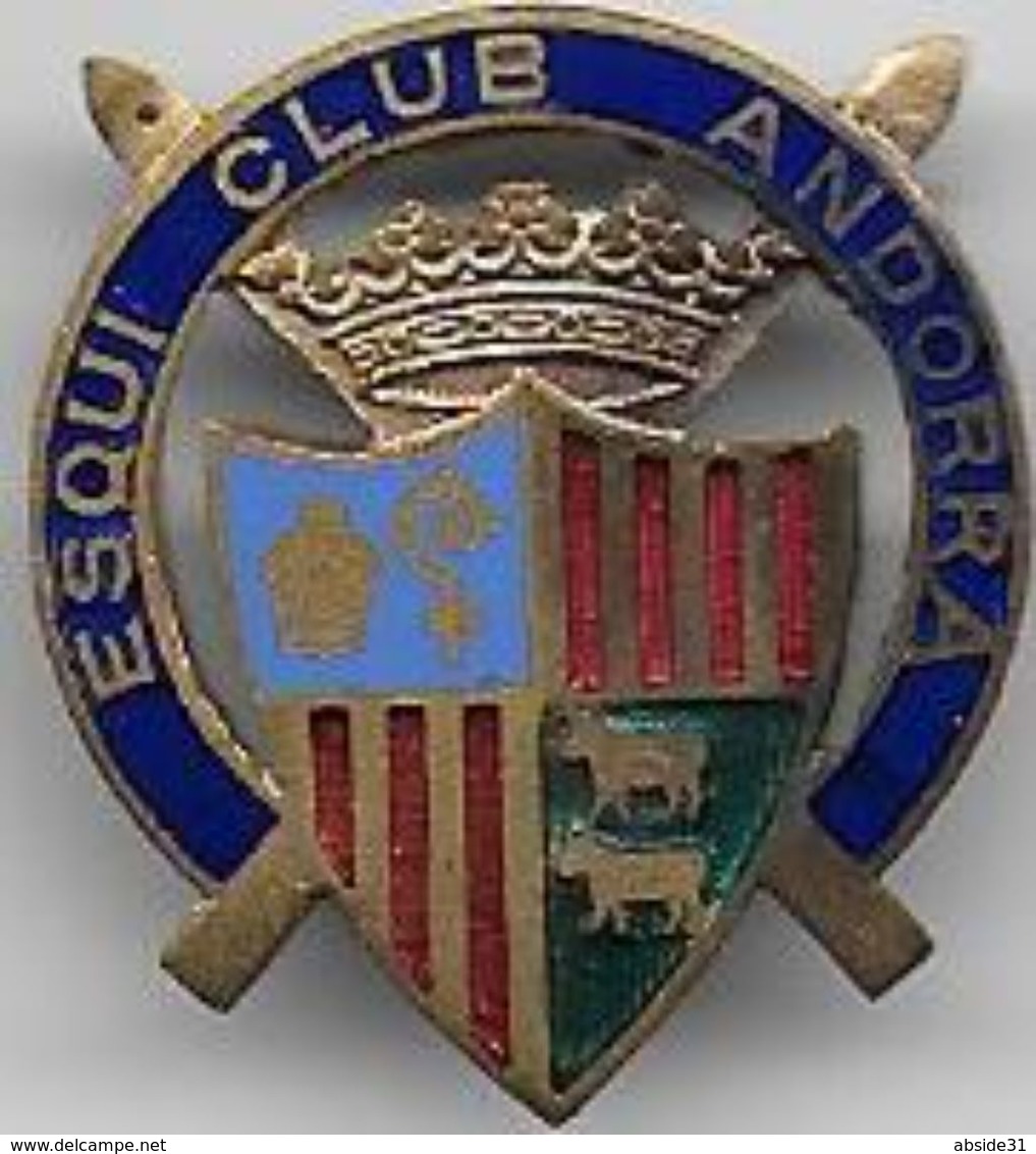 Esqui Club Andorra - Insigne émaillé - Sports D'hiver