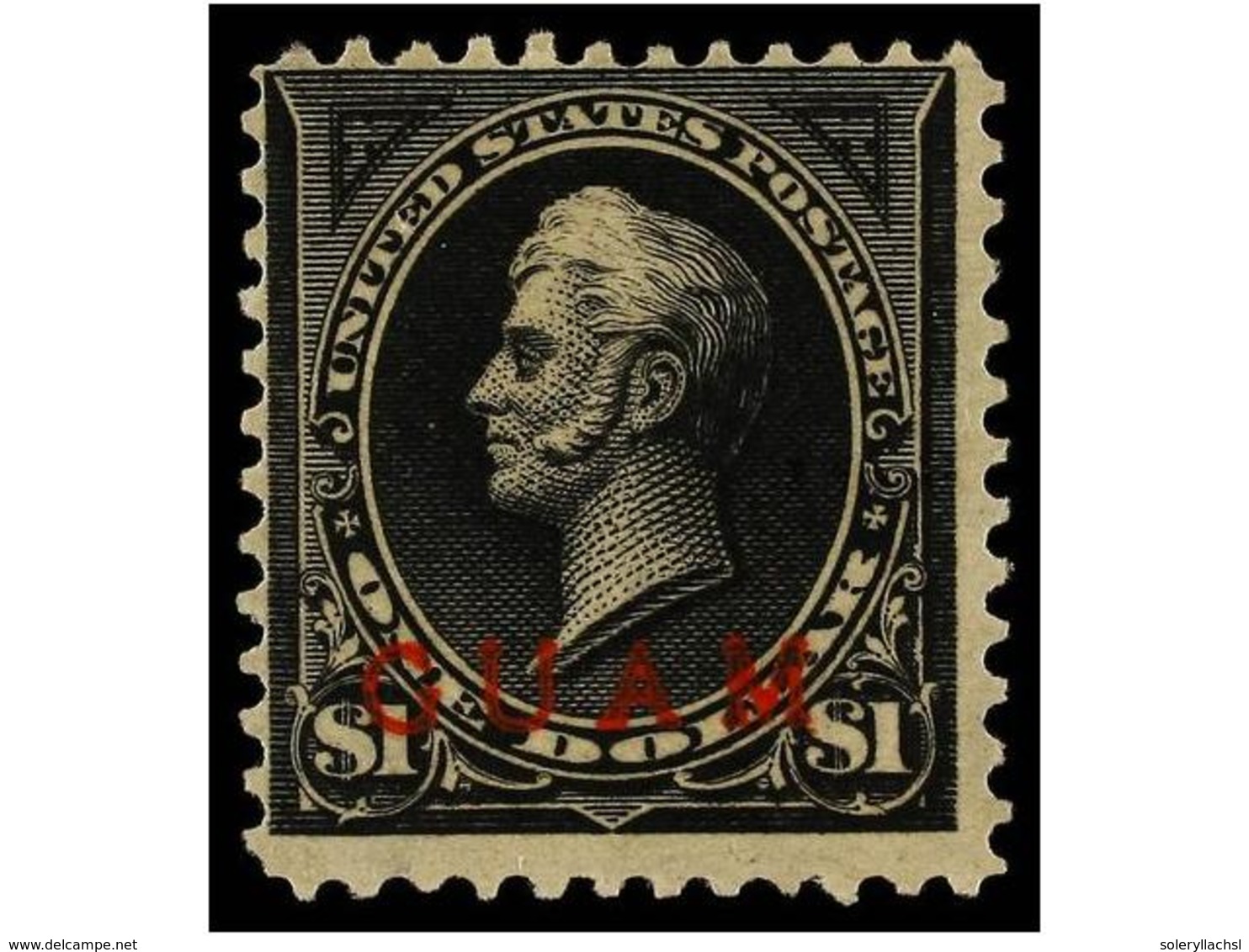 5595 ** ESTADOS UNIDOS. Sc.12. 1899. <B>CANAL ZONE. 1 Dollar</B> Black, Never Hinged. Scott.700$. - Other & Unclassified