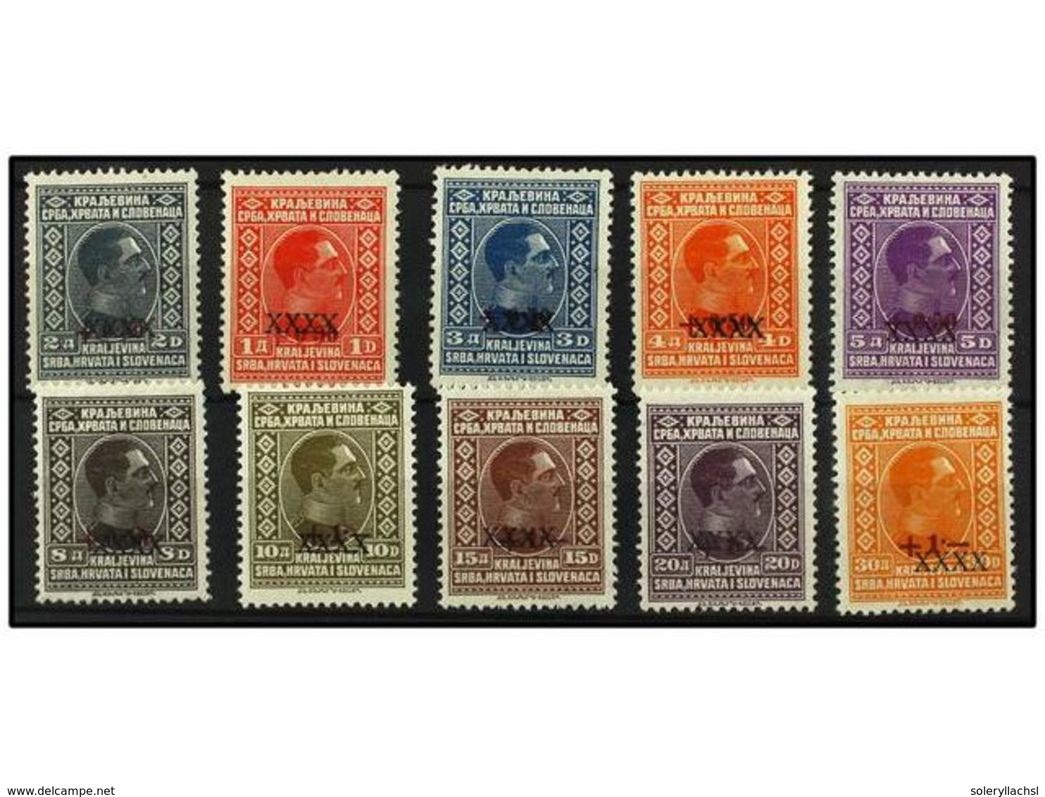 5728 * YUGOSLAVIA. Yv.194/203. 1928. Complete Set. Fine. Yvert.300?. - Sonstige & Ohne Zuordnung