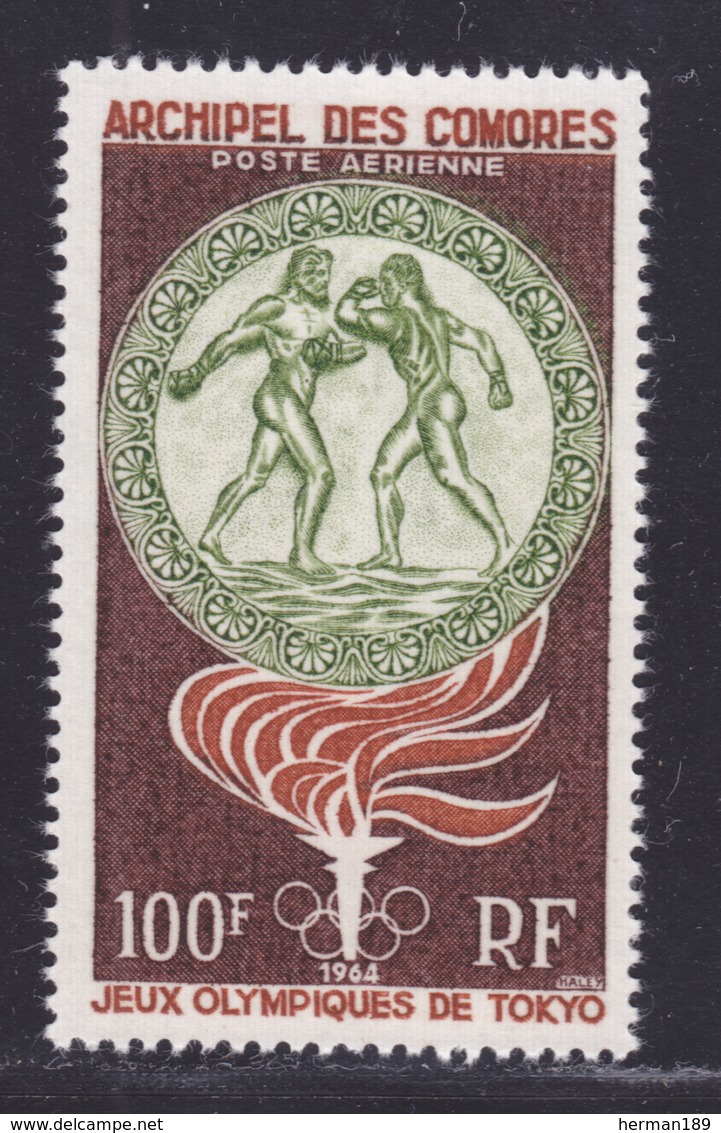 COMORES AERIENS N°   12 ** MNH Neuf Sans Charnière, TB (D7514) Sports, Jeux Olympiques De Tokyo 1964 - Luchtpost