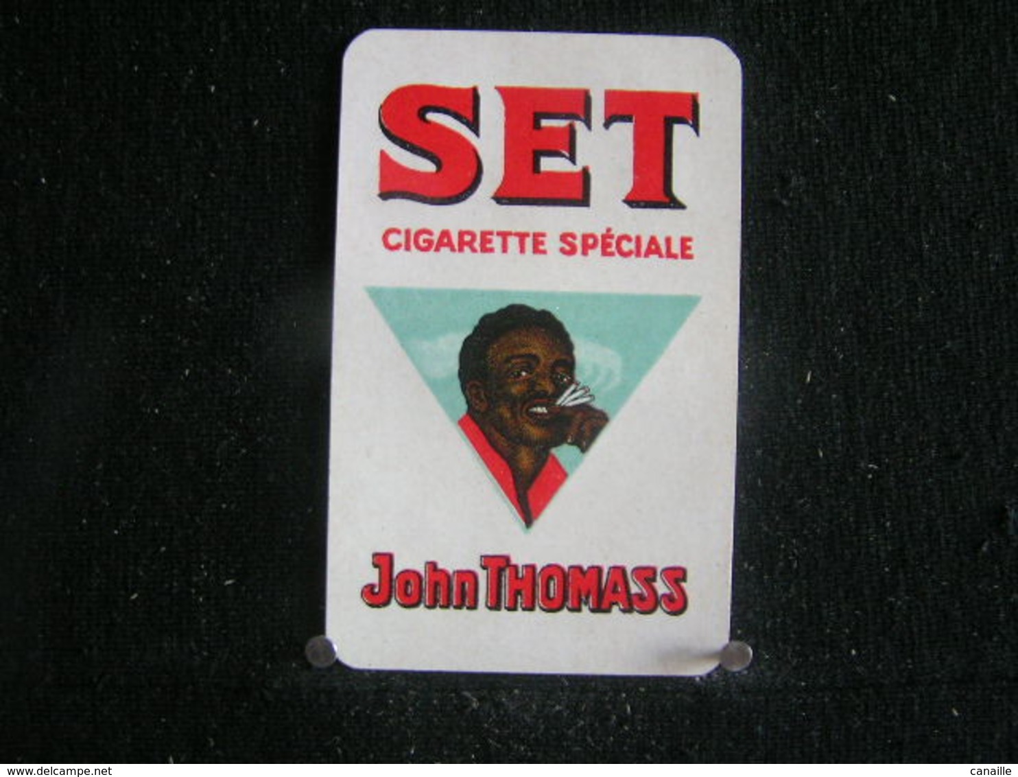 Playing Cards / Carte A Jouer/1 Dos De Cartes,Inscription  Publicitaire / JOHN THOMASS BRUX. BELGIQUE - Fuma Cigarrillos