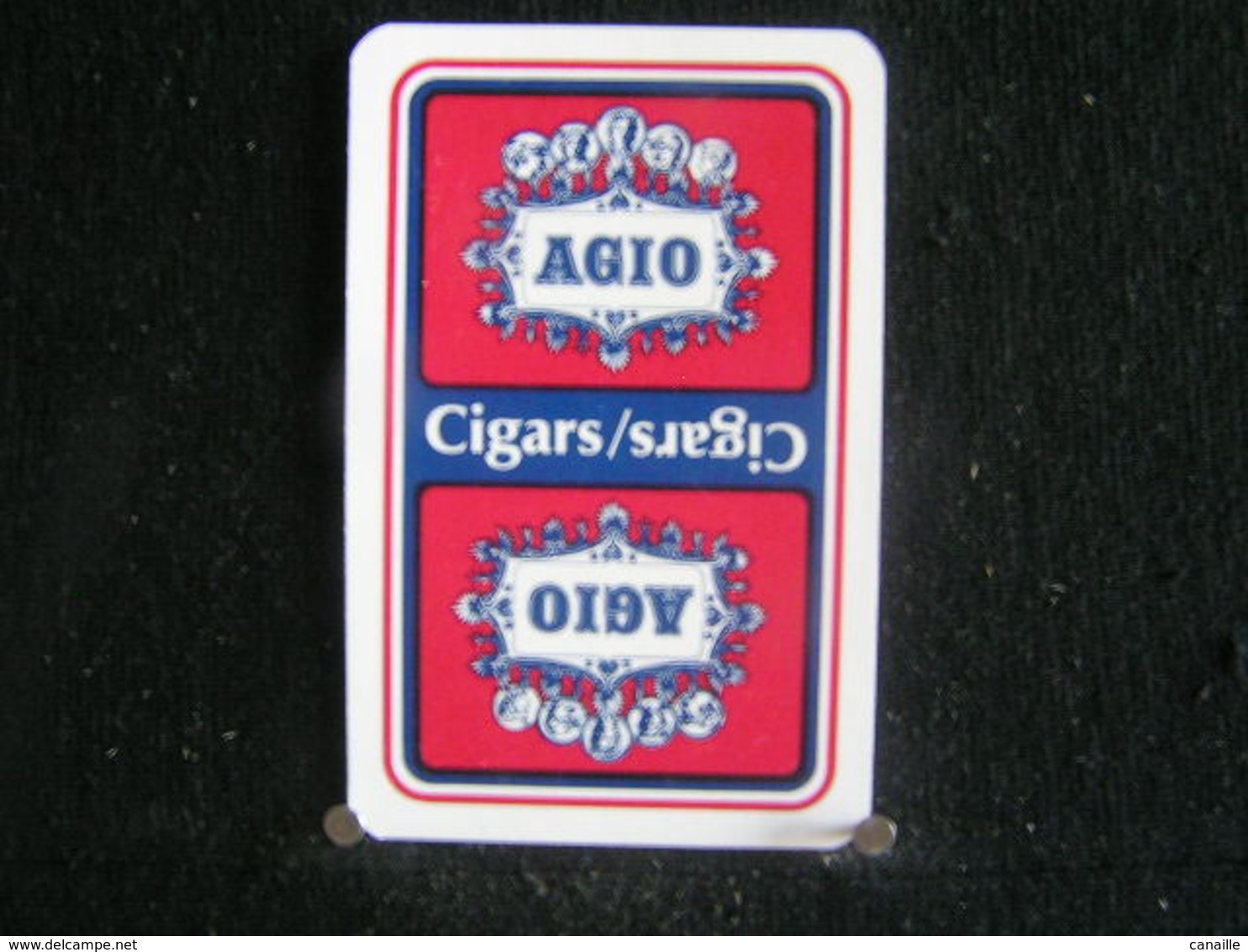 Playing Cards / Carte A Jouer/1 Dos De Cartes,Inscription  Publicitaire / Agio - Other & Unclassified