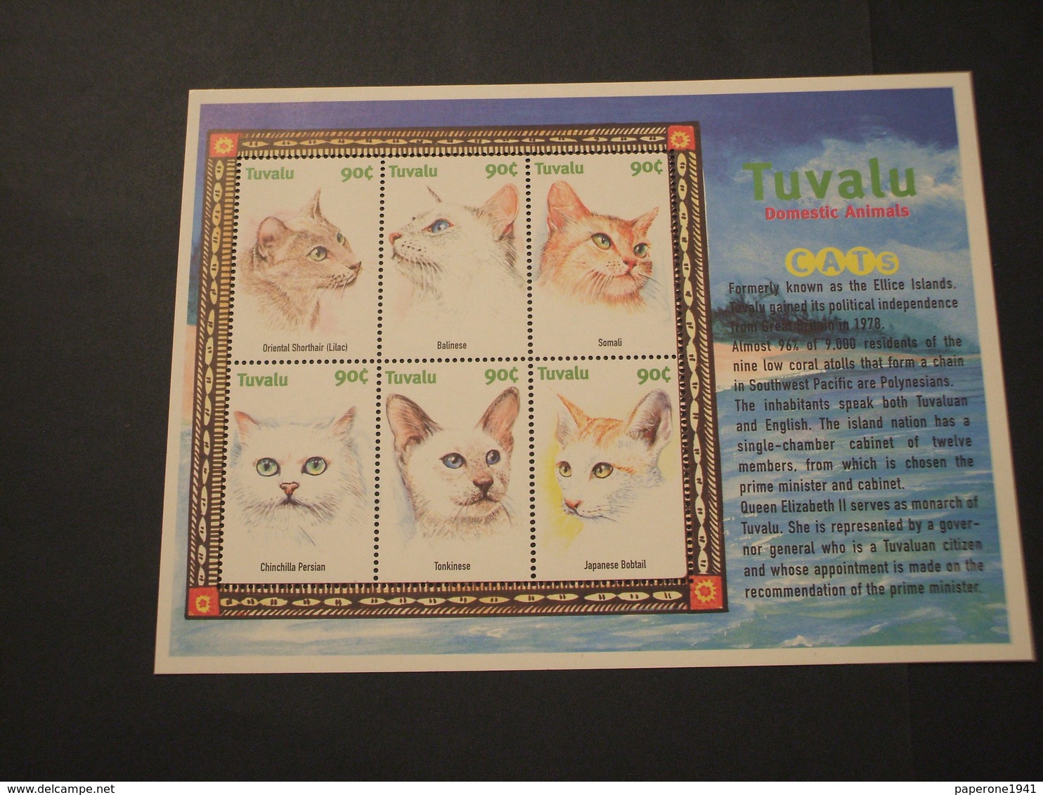 TUVALU - BF ........... GATTI/CATS -  NUOVO(++) - Tuvalu