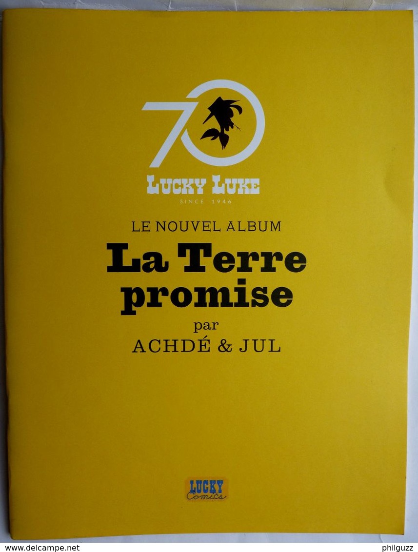 TRES BEAU DOSSIER DE PRESSE LUCKY LUKE - LA TERRE PROMISE - ACHDE 2016 - Dossiers De Presse