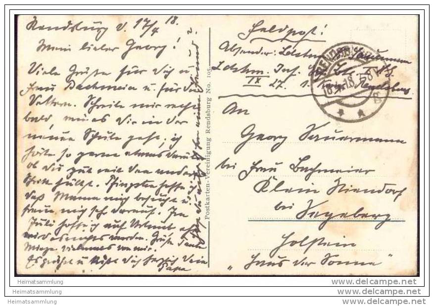 Rendsburg - Stadthalle - Feldpost - Rendsburg