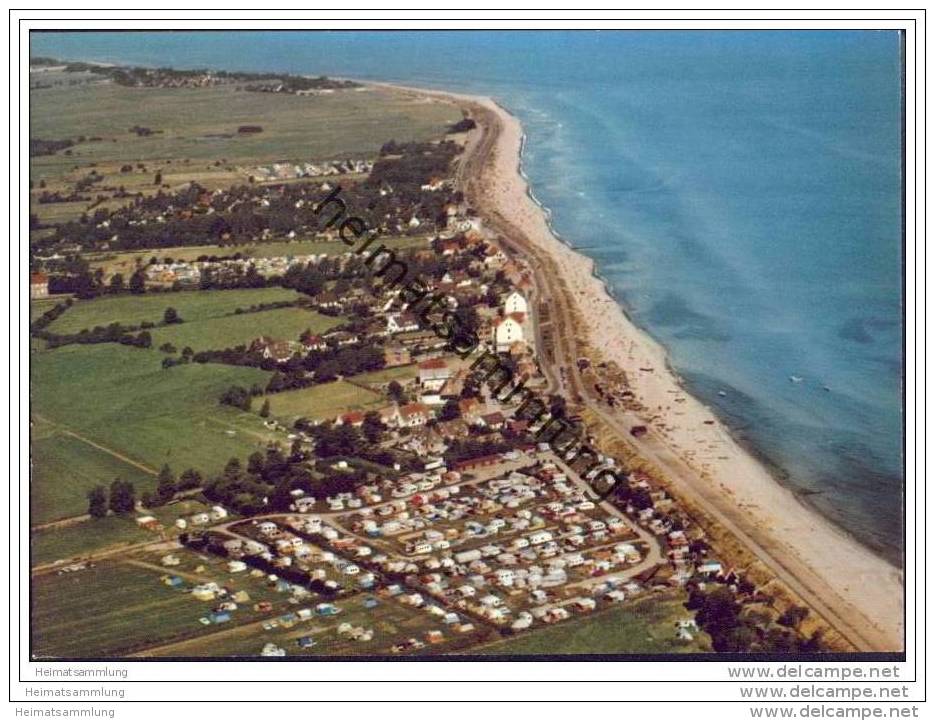 Schönberger Strand - Campingplatz - Luftaufnahme - AK-Grossformat - Schoenberg