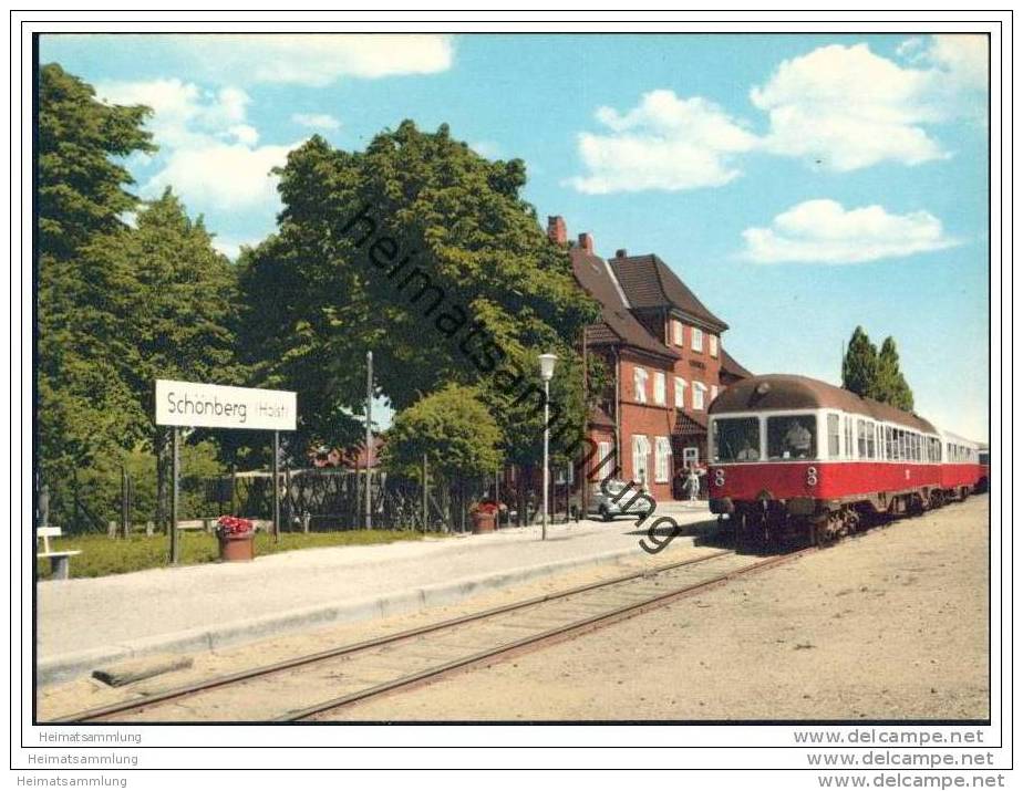 24217 Schönberg - Bahnhof - AK-Grossformat - Schönberg