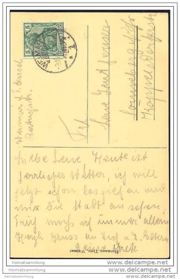 Weimar - Herderdenkmal - Stadtkirche - Weimar