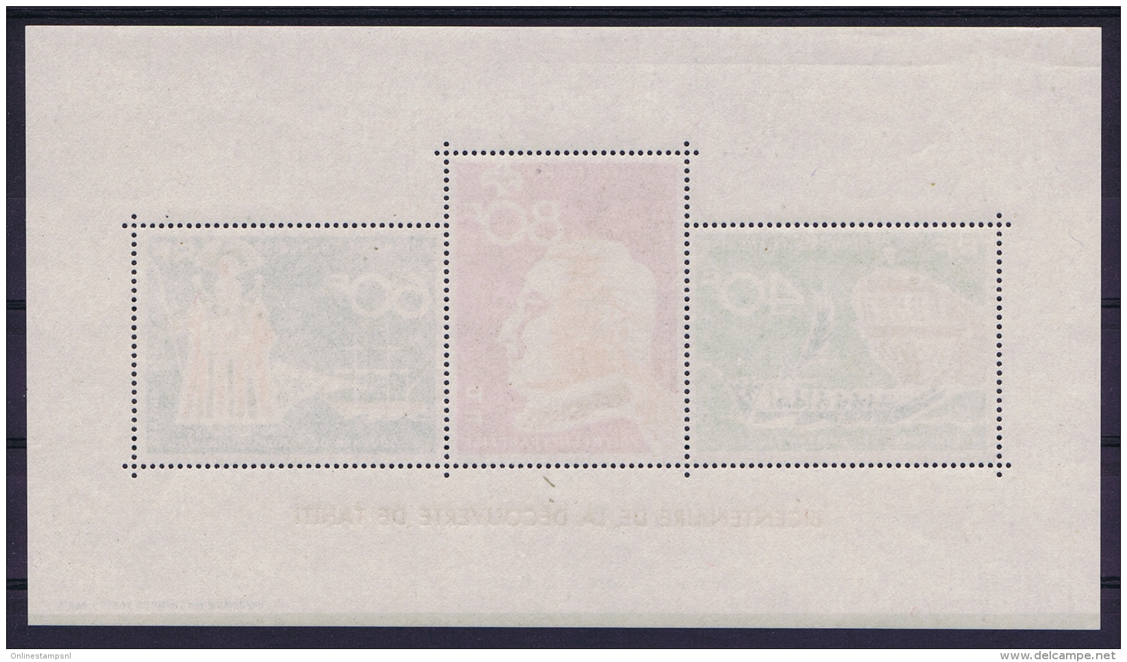 Polynésie Française Yv Block Nr 1 Postfrisch/neuf Sans Charniere /MNH/** Light Fold - Blocs-feuillets