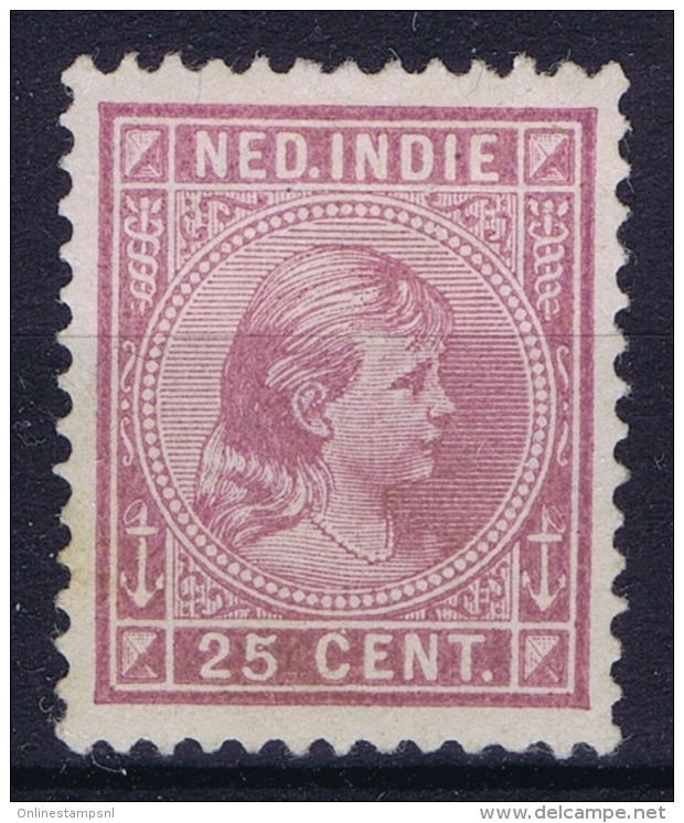 Dutch East Indies NVPH Nr 27 Postfrisch/neuf Sans Charniere /MNH/** Line In Gum - Niederländisch-Indien