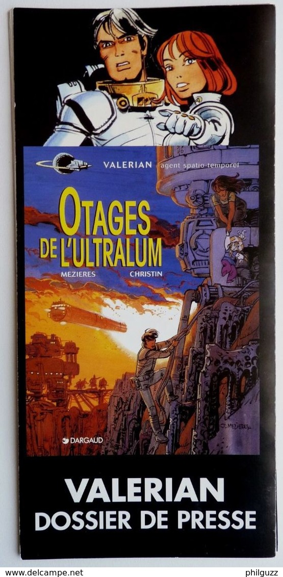 TRES BEAU DOSSIER DE PRESSE VALERIAN ORDRE DES PIERRES - MEZIERES CHRISTIN 2007 - Press Books