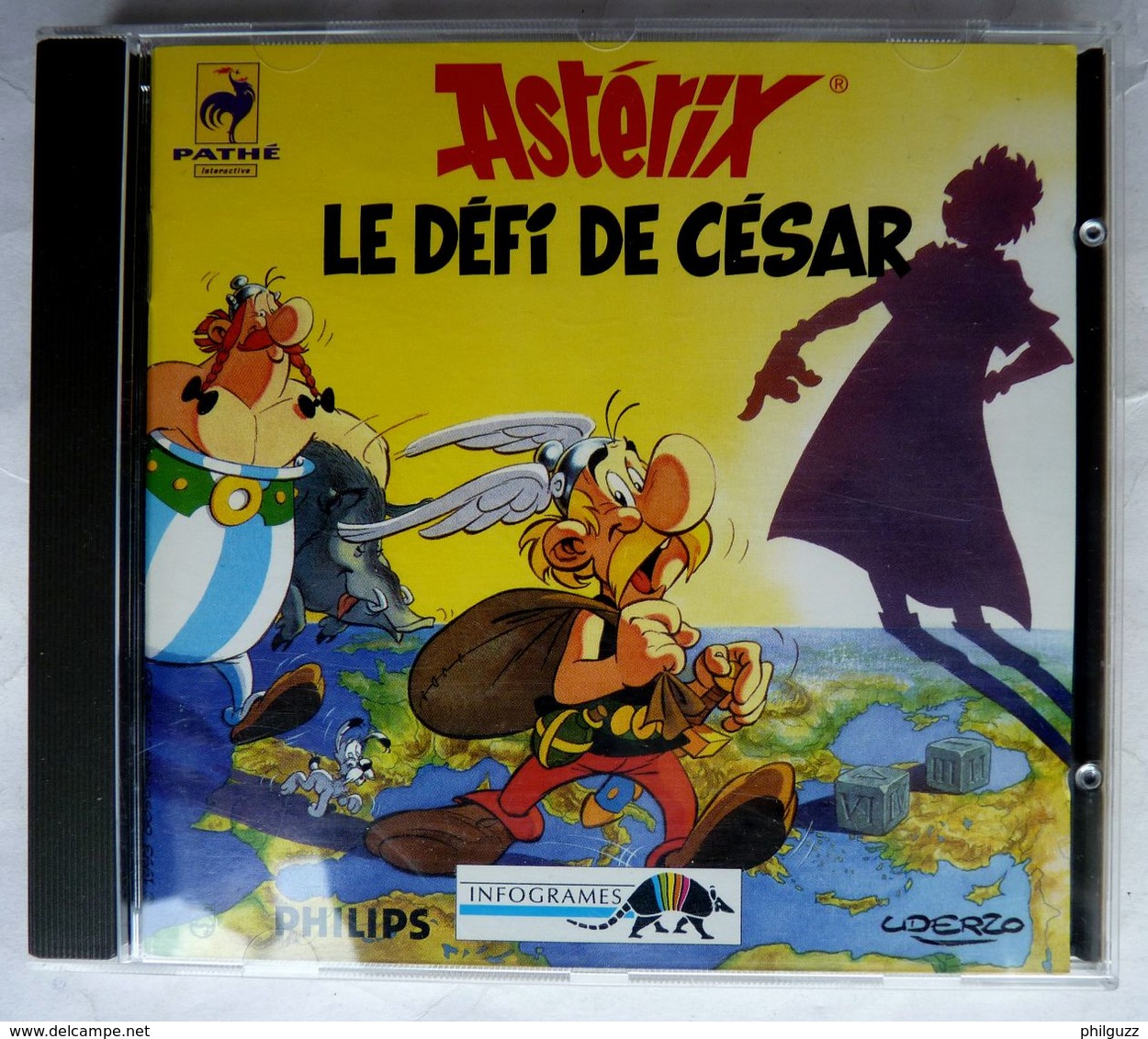 RARE JEU PC INFOGRAMES PHILIPS CD ASTERIX LE DEFI DE CESAR 1993 Dans Sa Boîte - Altri & Non Classificati