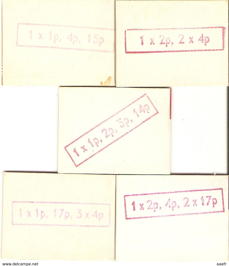 Gibraltar 1982 - Avions Et Hydravions - Petit Lot De 5 Carnets MNH - DC3 - Boeing 737 - Fokker F27 - Vickers Viscount - Gibraltar