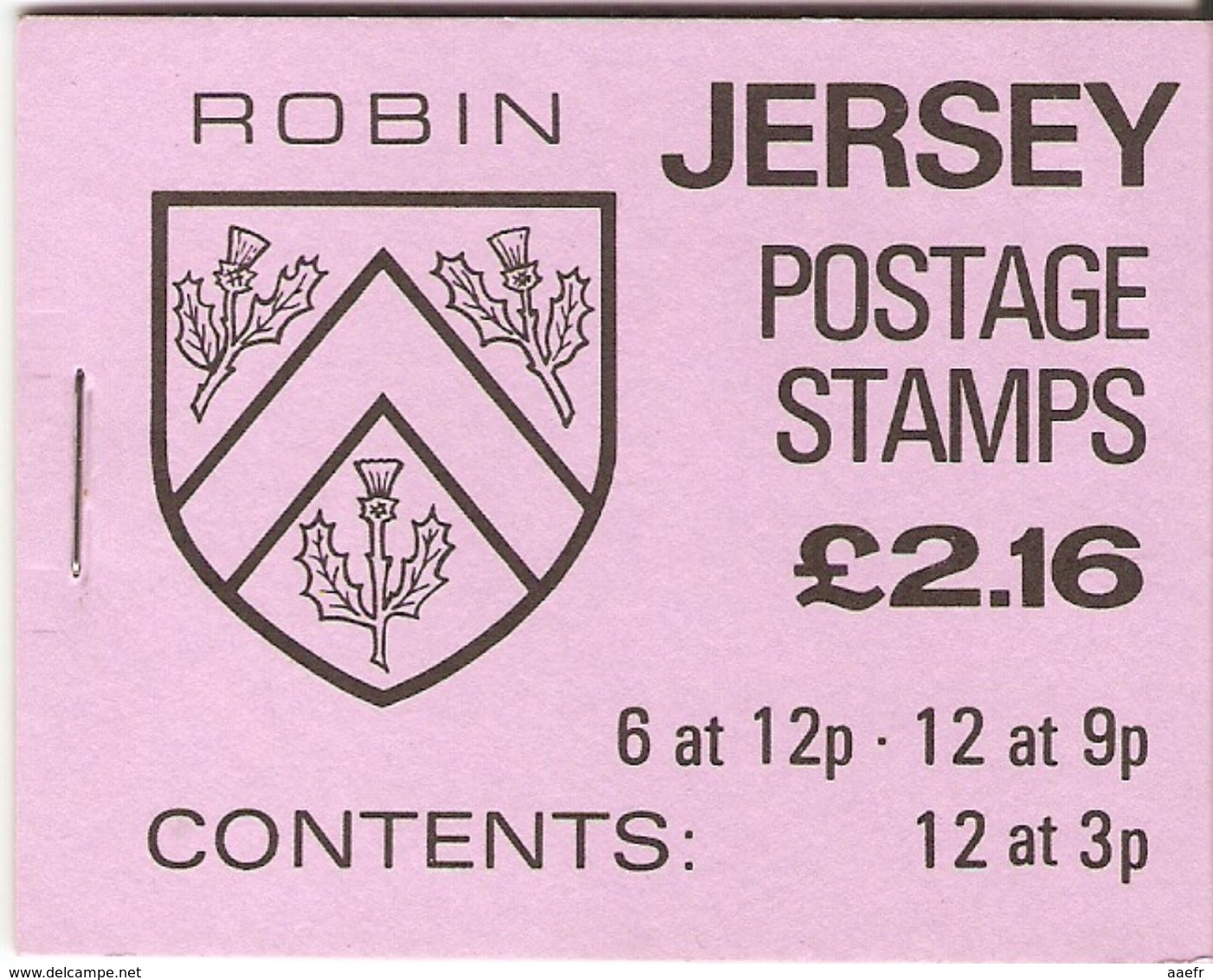 Jersey 1984 - Carnet 259a MNH De 5 Feuillets De 6 Timbres - 2 X 6 239/245 - 1 X 6 258 - Robin - Le Breton - Dumasresg - Jersey