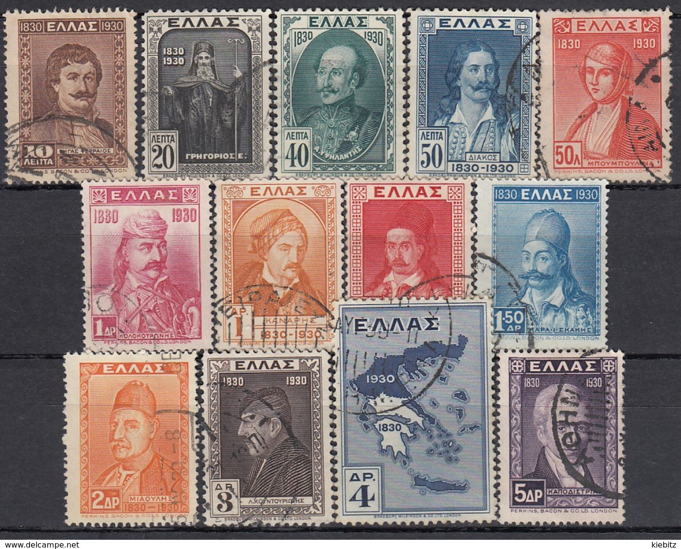 GRIECHENLAND 1930 -  MiNr: 327-344 13 Werte  Used - Used Stamps