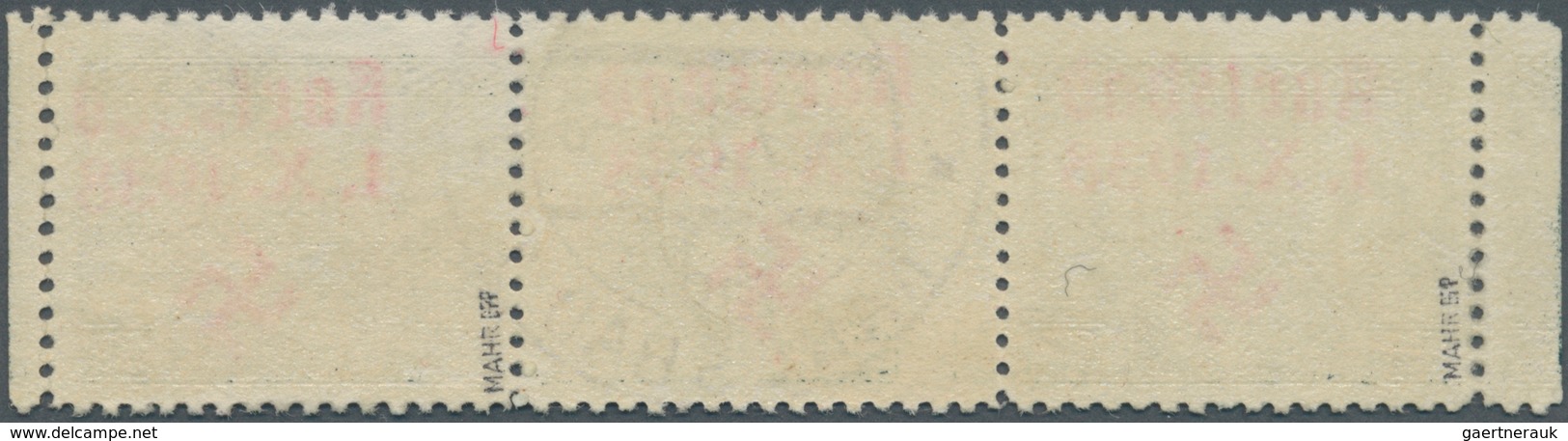 00062 Sudetenland - Karlsbad: Gedenkausgabe "Briefmarkenausstellung In Pilsen 1938", Waagerechtes Paar Mit - Région Des Sudètes