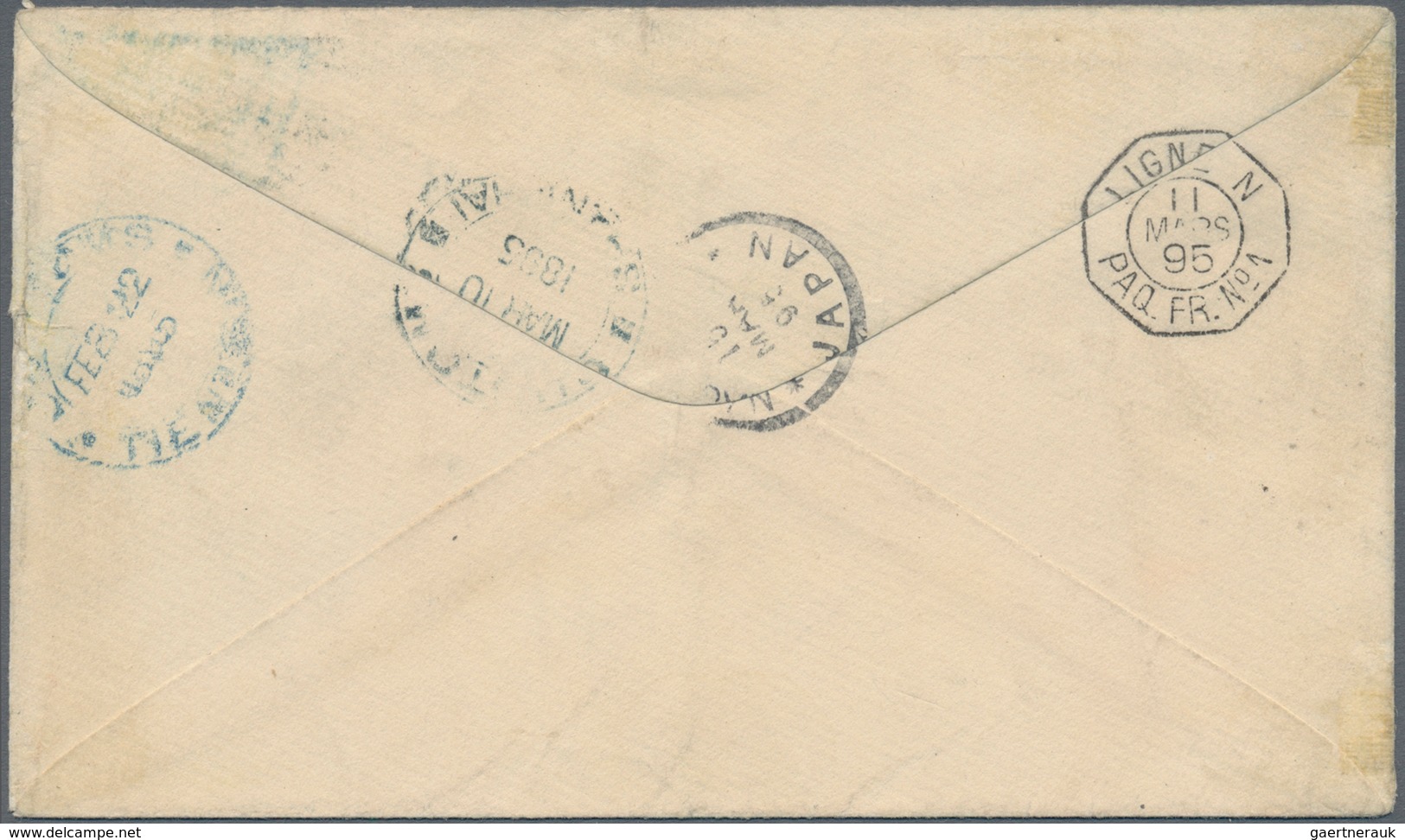 00314 China: 1894, 6 Sen Rate To Japan, Mailed During Sino-japanese War Between Nations At War: Dowager 3 - Altri & Non Classificati