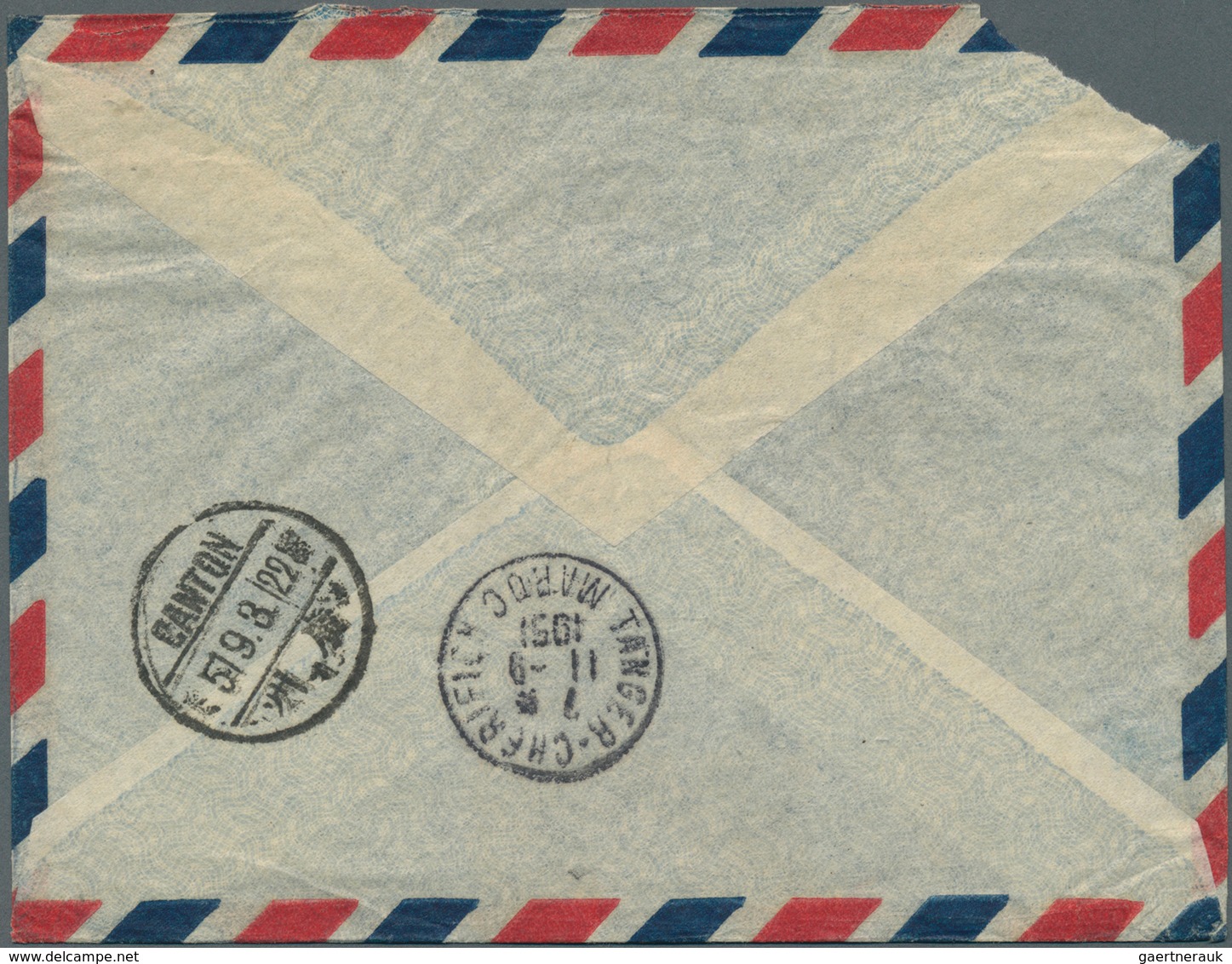 00328 China - Volksrepublik: 1950/53, Five Air Mail Covers With Tien An Men Issues Inc. Four Registered To - Altri & Non Classificati