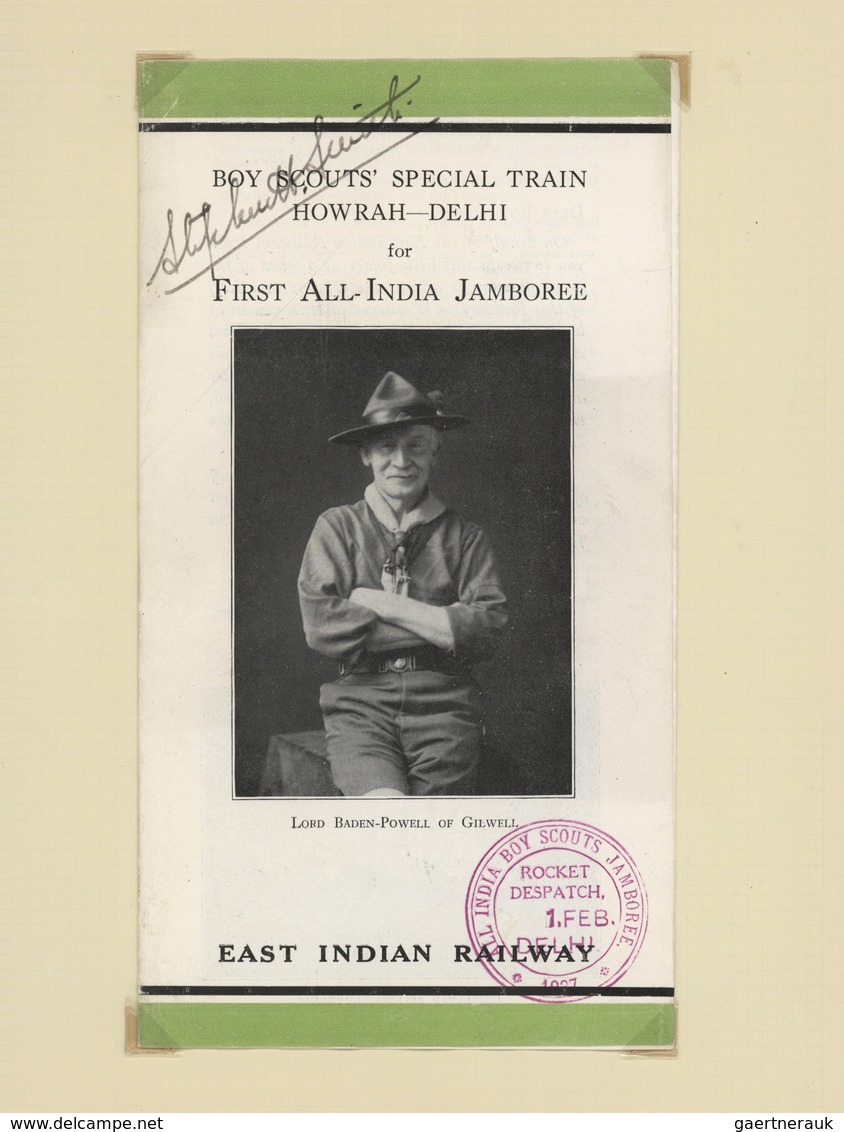 00364 Indien - Raketenpost: 1934-37 INDIAN ROCKET MAIL: Comprehensive And Specialized Collection Of About - Andere & Zonder Classificatie