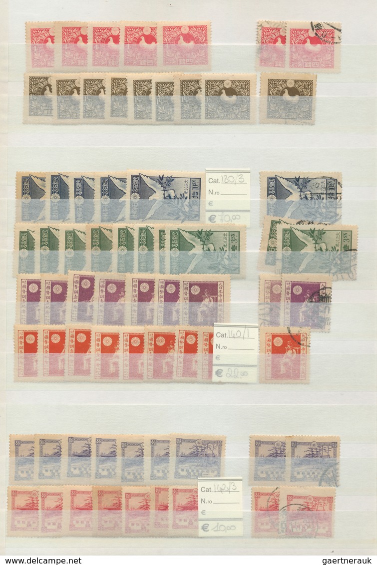 00370 Japan: 1871-1980, Collection in large stockbook starting first issues used, later issues mint and us