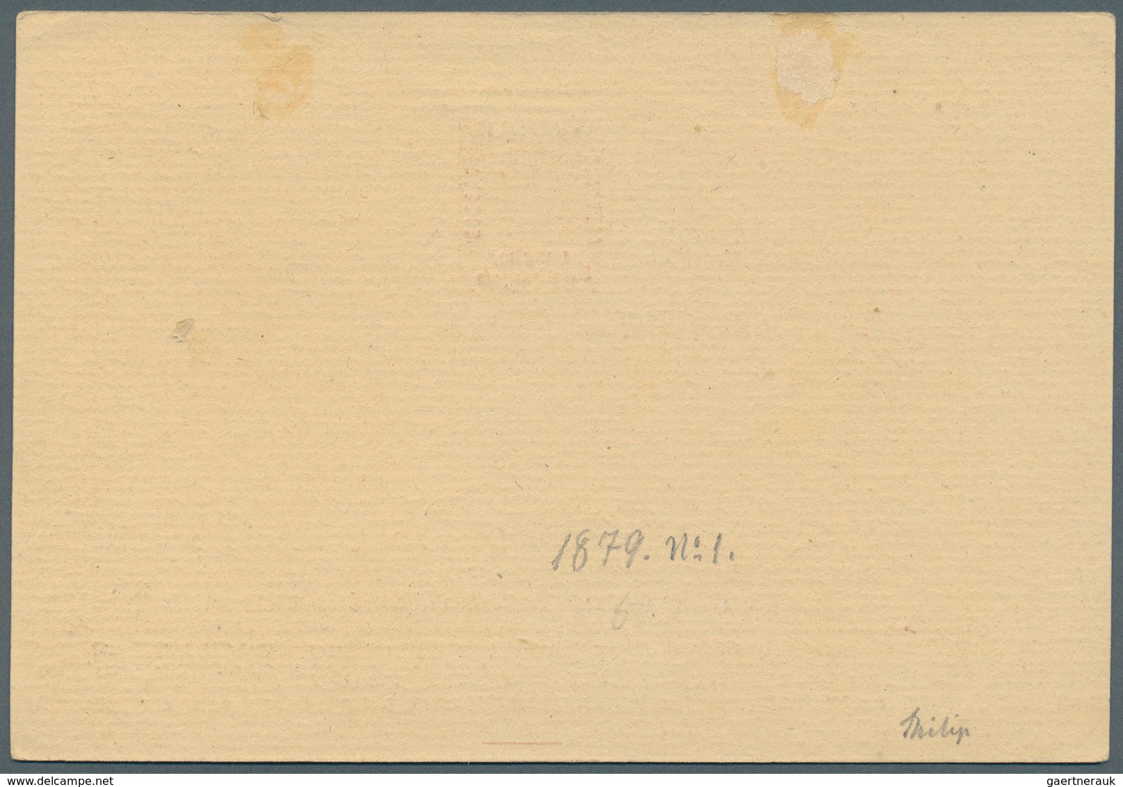 00409 Philippinen: 1880 UPU surcharge 3c/50c, tied by oval cancel of crosses in association with Manila di