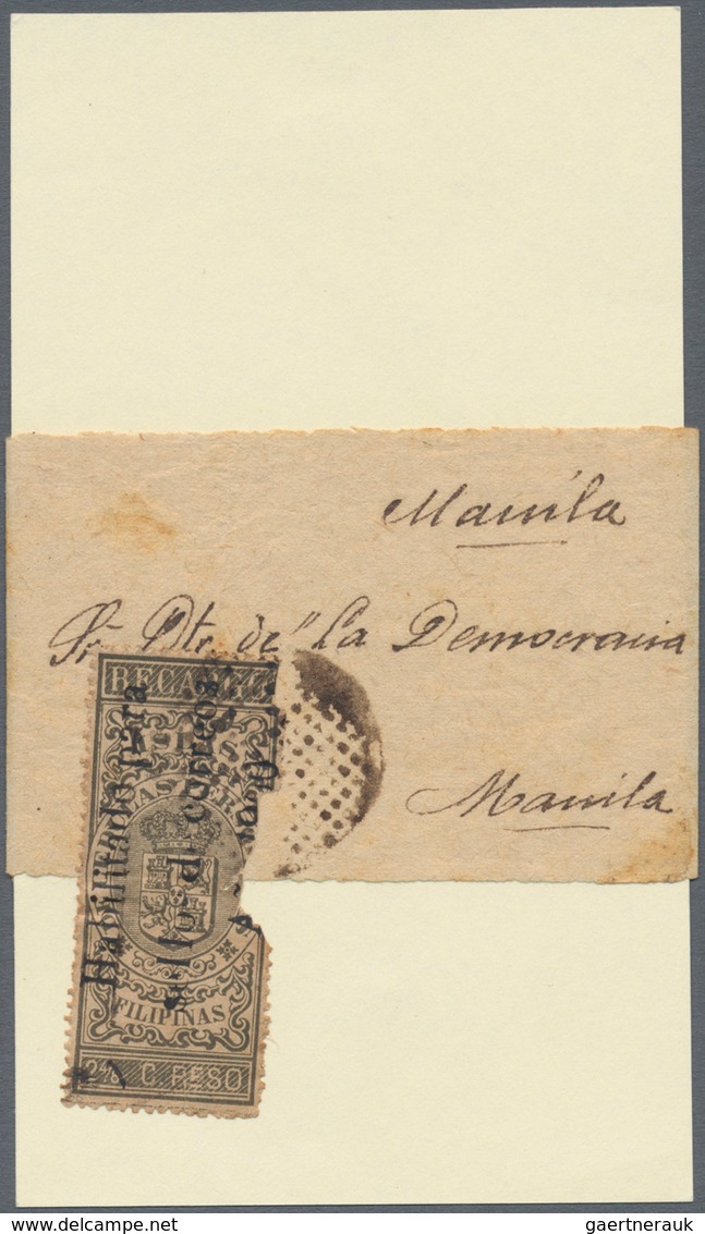 00417 Philippinen: 1900, Miliatry Administration Of The US Occupation: Fiscal Stamp "Recargo De Cedulas Pe - Filippijnen