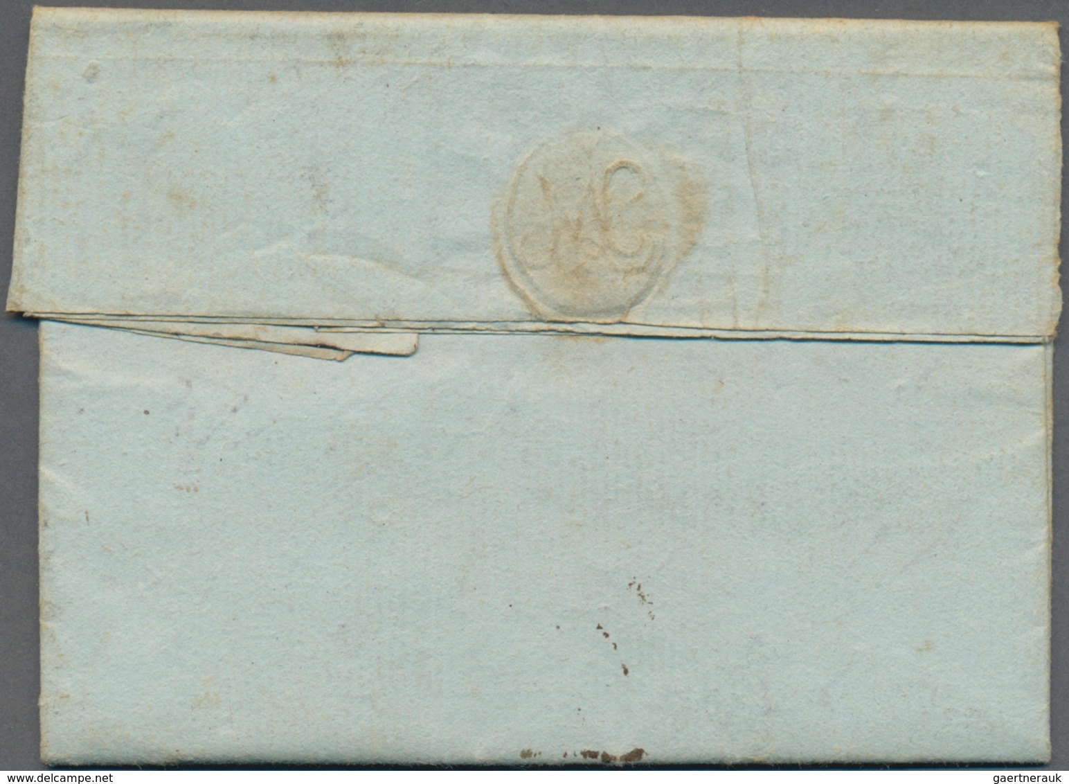 00488 Mauritius: 1812, Entire Letter Dated "Isle De France Ce 15 Fevrier 1812" And Addressed To Sallies/Fr - Mauritius (...-1967)