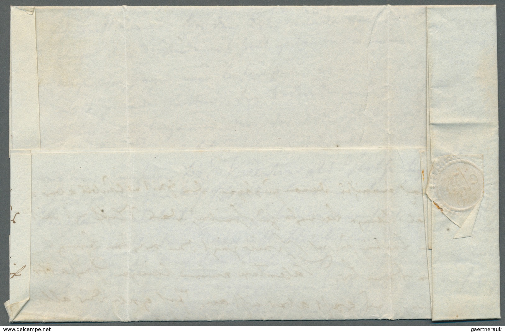 00504 Canada - Vorphilatelie: 1834 (21 Aug) Missionary Letter From Hoffenthal (today Hopedale), Labrador, - ...-1851 Prephilately