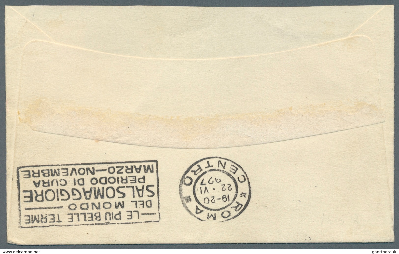 00506 Neufundland - Flugpost: 1927 May 20: THE PINEDO & PRETE FLIGHT - Envelope With 1927 60c Black Tied B - Fine Di Catalogo (Back Of Book)