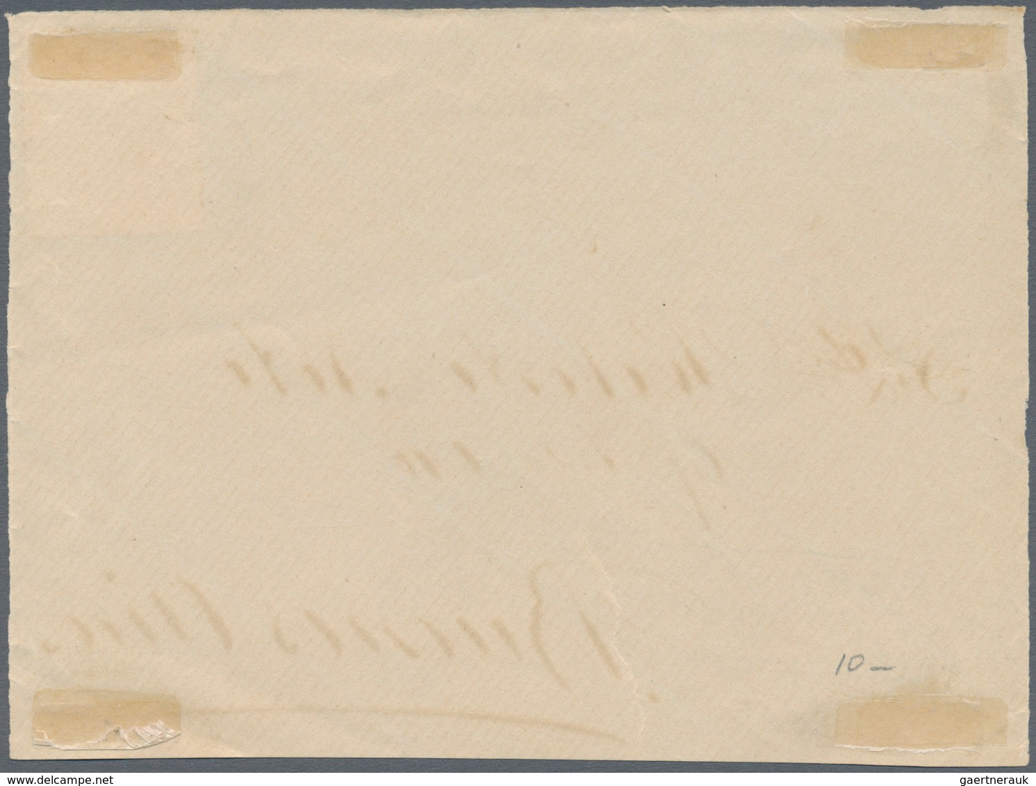 00560 Argentinien: 1878 20c. Blue Rouletted, Used As SINGLE FRANKING On Part REGISTERED COVER (front Only) - Andere & Zonder Classificatie