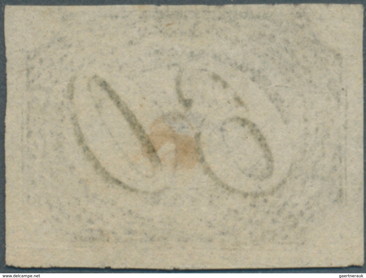 00572 Brasilien: 1844, 60r. Black "Inclinados", Fresh Colour, Close To Full Margins, Unused No Gum, Slight - Autres & Non Classés