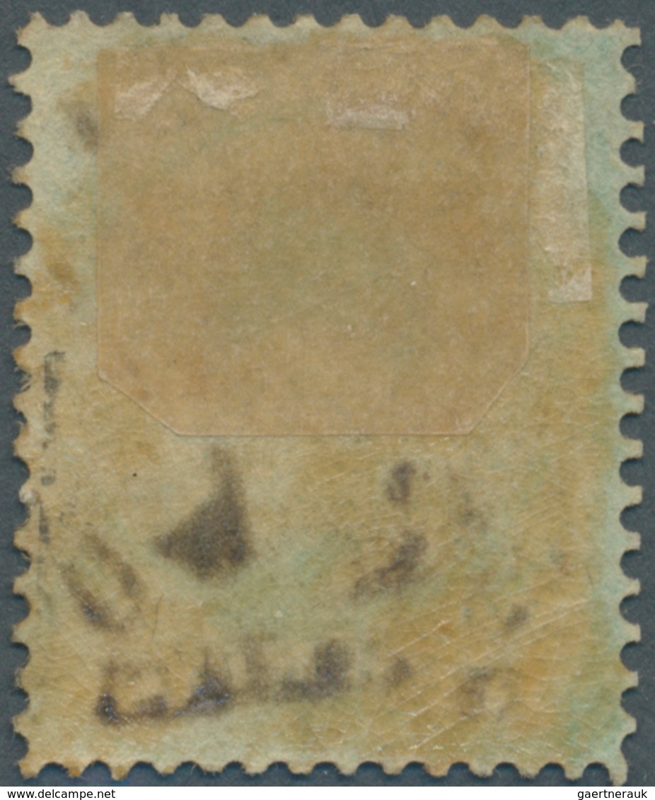 00578 Brasilien: 1866, Dom Pedro 100r. Green "Papel Azulado - Verde Tipo 1", Fresh Colour, Well Perforated - Other & Unclassified