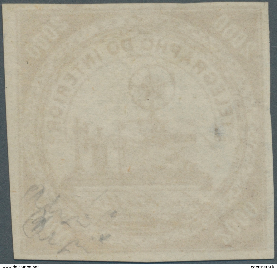 00590 Brasilien - Telegrafenmarken: 1873, 2000r. Bistre, Wm "Lacroix Freres", Fresh Colour, Full Margins, - Telegrafo