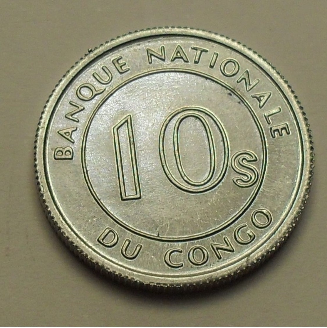 1967 - Congo Democratic Republic - 10 SENGI, KM 7 - Kongo (Dem. Republik 1998)