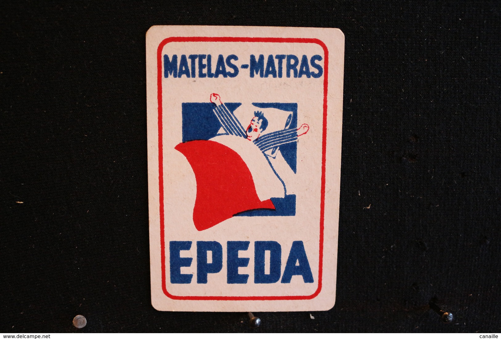 Playing Cards / Carte A Jouer / 1 Dos De Cartes Avec Publicité / Matelas-Matras - EPEDA - Reclame-artikelen