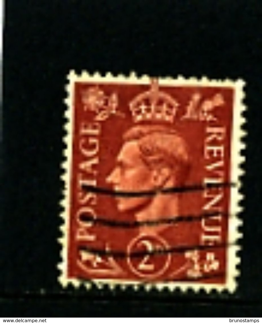 GREAT BRITAIN - 1951  KGVI  2d  COLOURS CHANGED  WMK INVERTED  FINE USED - Used Stamps