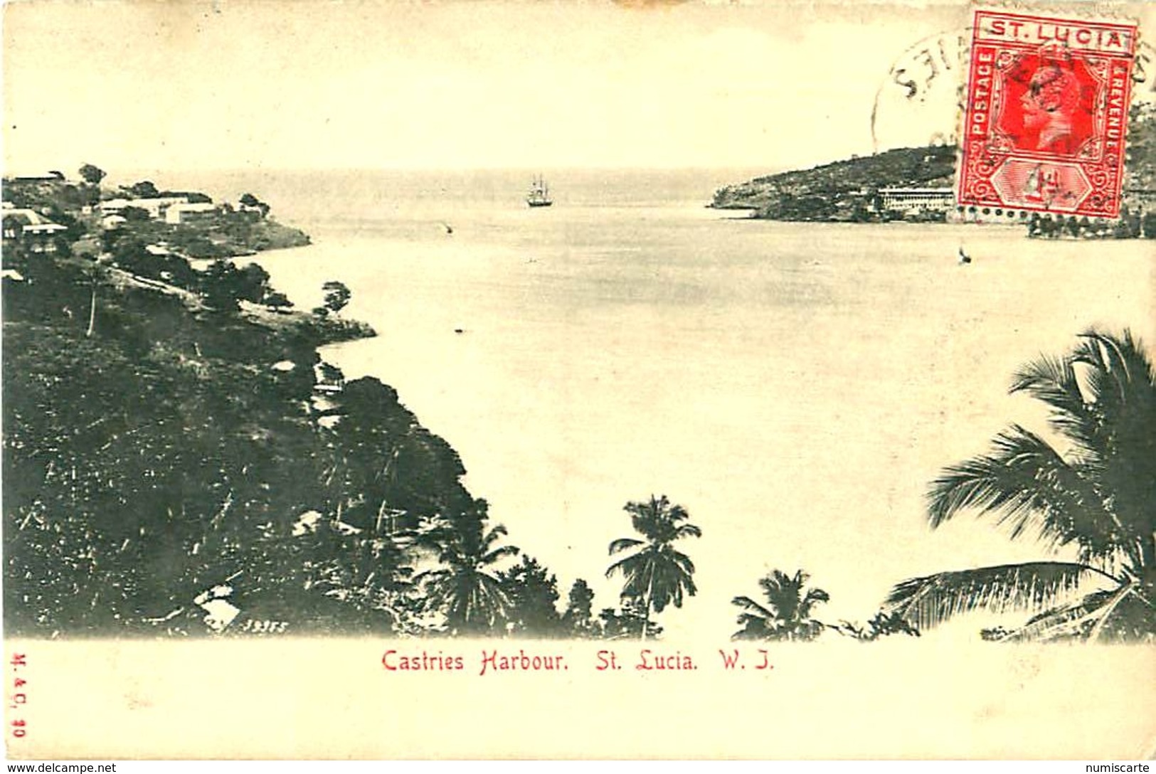 Cpa ST LUCIA - Castries Harbour W. J. - Saint Lucia